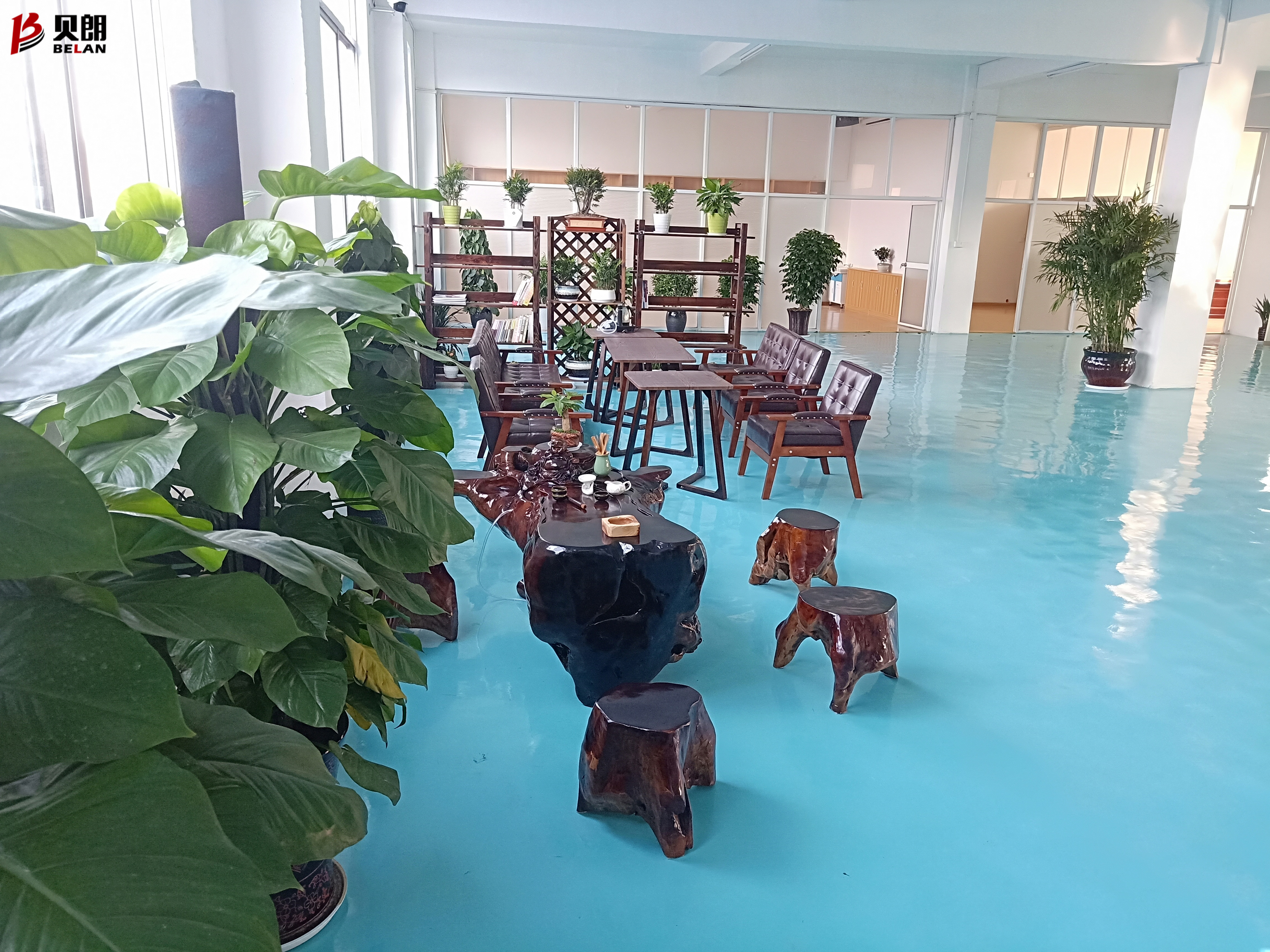 貝朗自動(dòng)化設(shè)備工廠一角